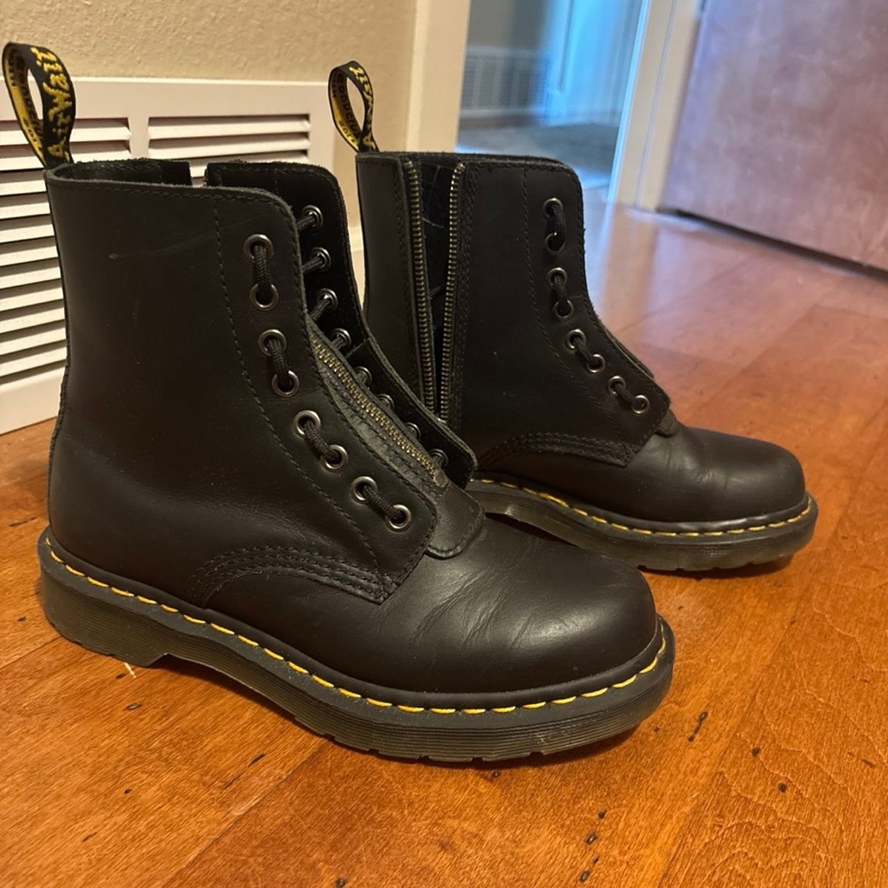Dr. Martens Black Combat Boots